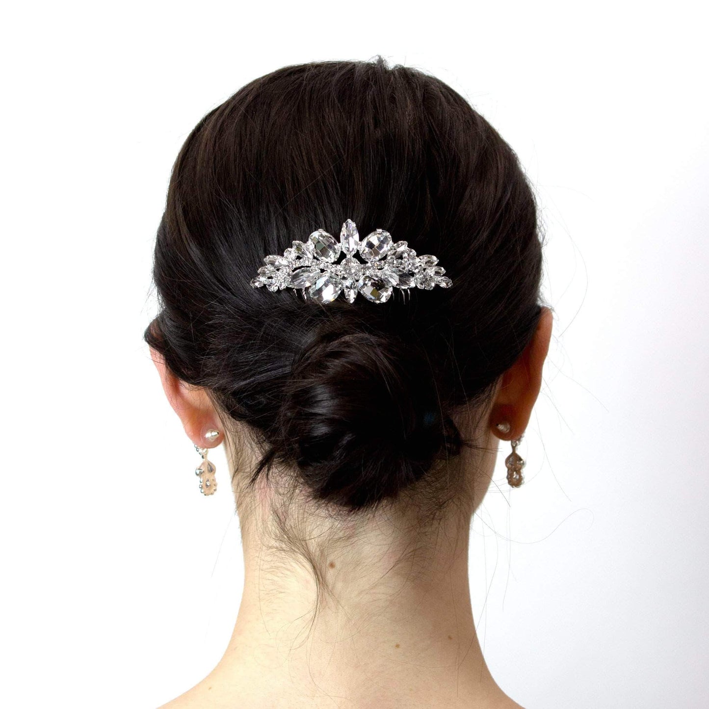 #16852 - Multi Fancy Stone Hair Comb-2