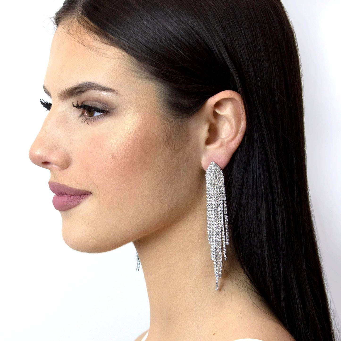 #17066 - Squid Fringe Earrings - 4"-3