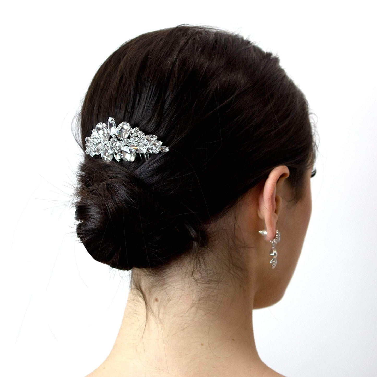 #16852 - Multi Fancy Stone Hair Comb-1