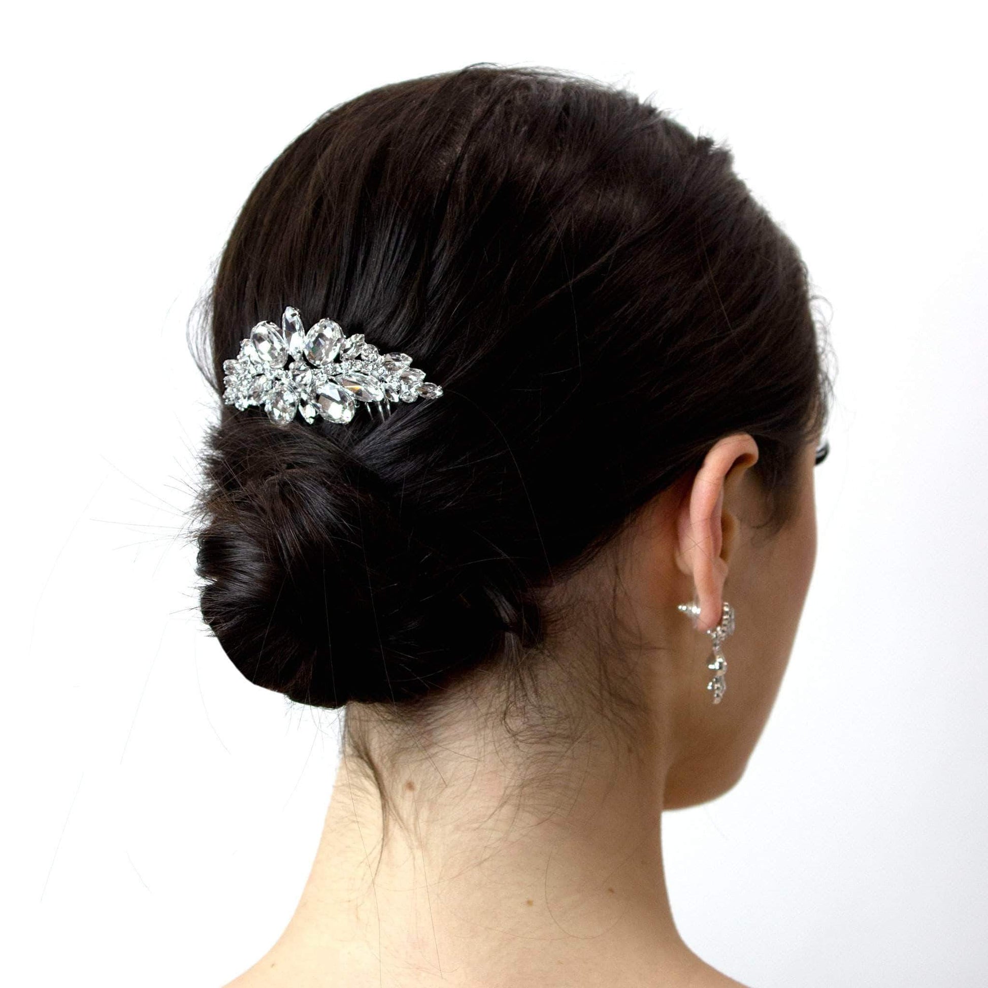#16852 - Multi Fancy Stone Hair Comb-1