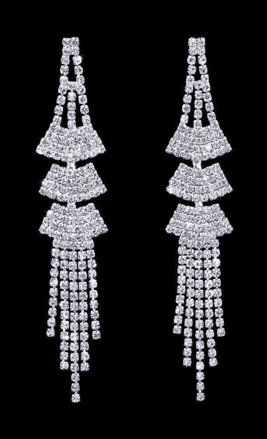 #17064 - Fanfare Fringe Earrings - 3.5"-0