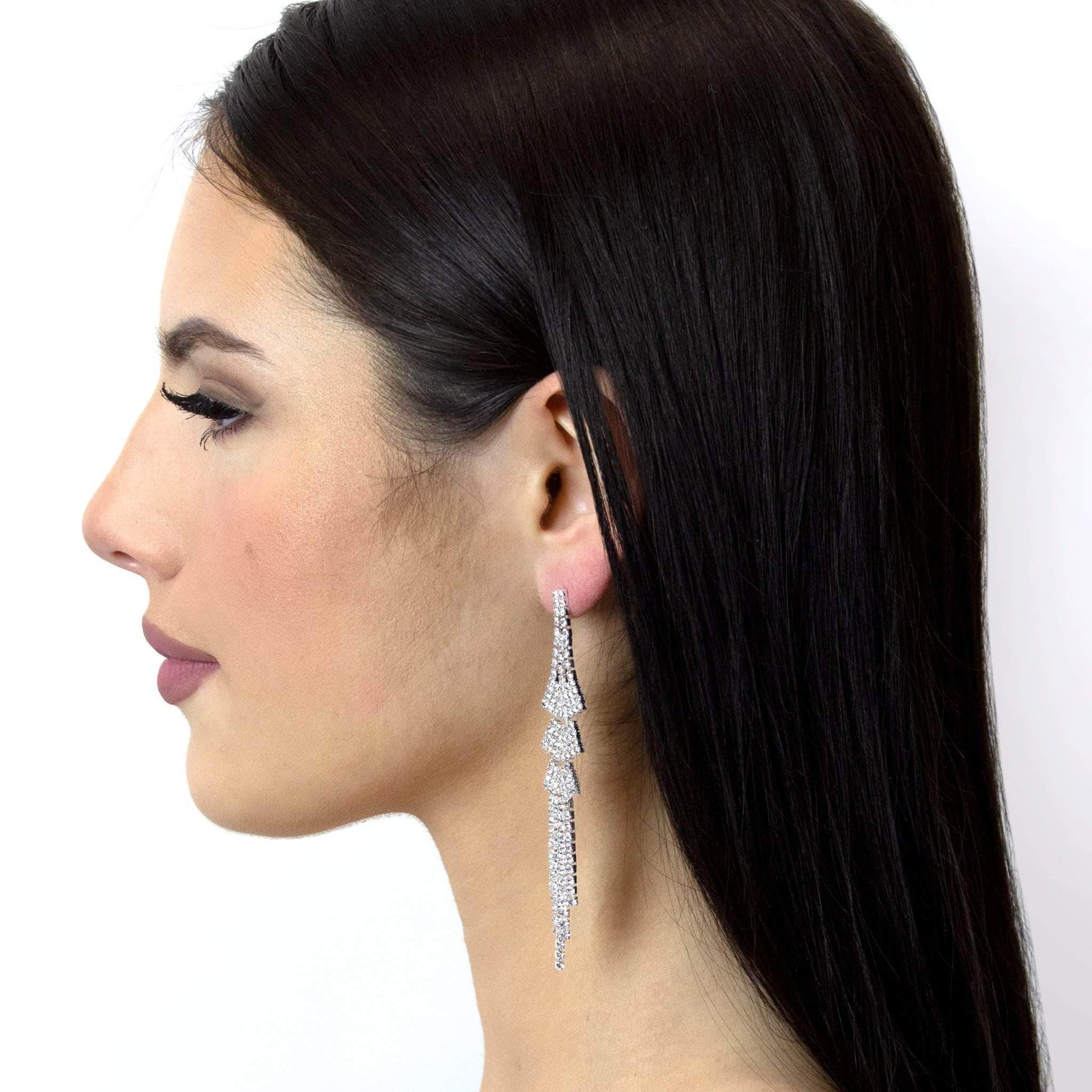 #17064 - Fanfare Fringe Earrings - 3.5"-3