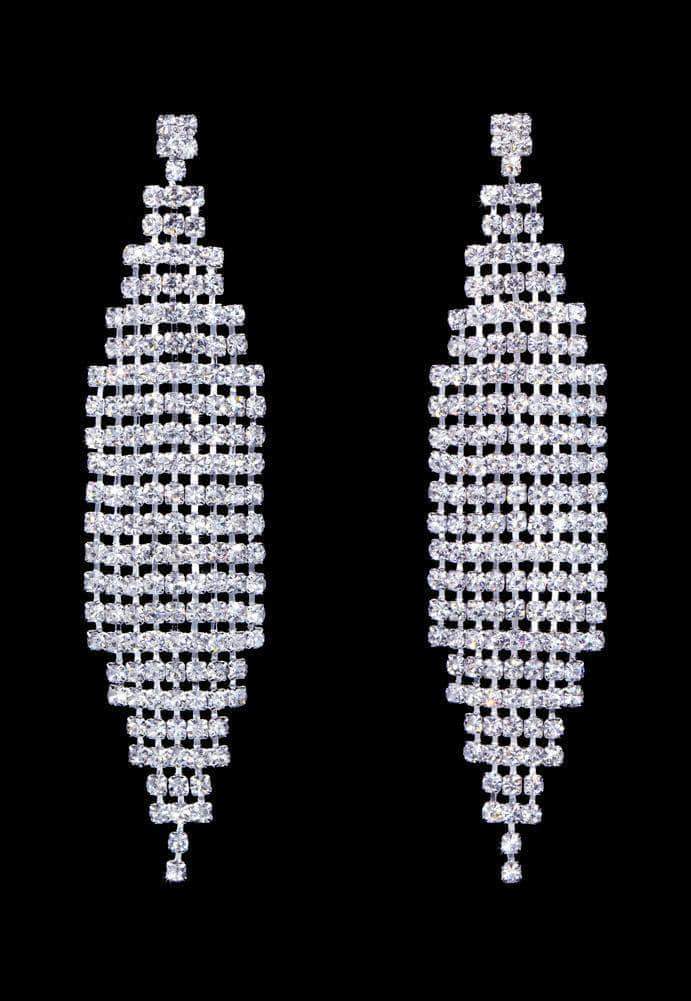 #17065 - Lattice Fringe Earrings - 3"-0