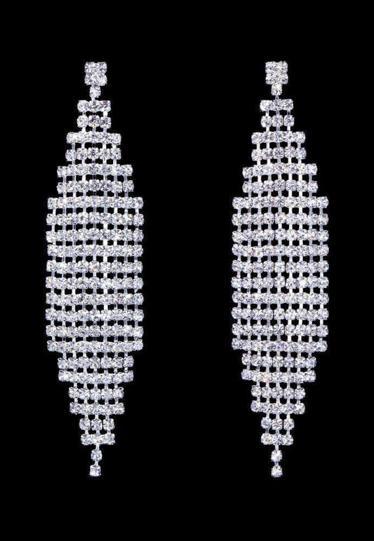 #17065 - Lattice Fringe Earrings - 3"-0