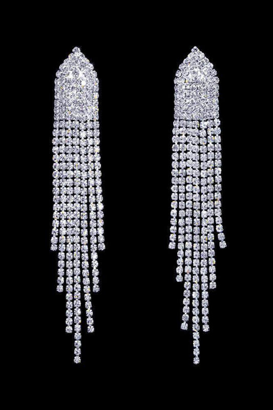 #17066 - Squid Fringe Earrings - 4"-0