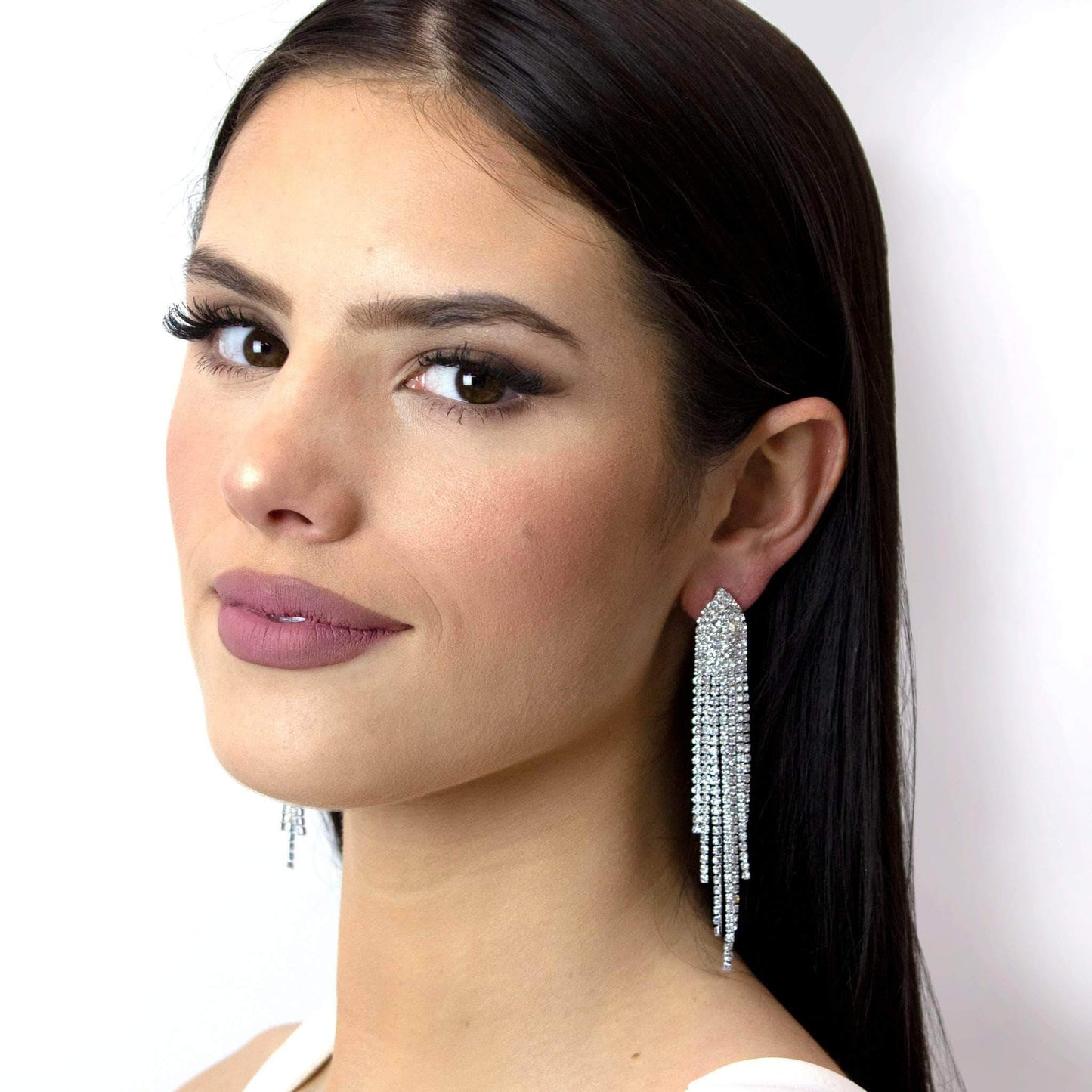 #17066 - Squid Fringe Earrings - 4"-1